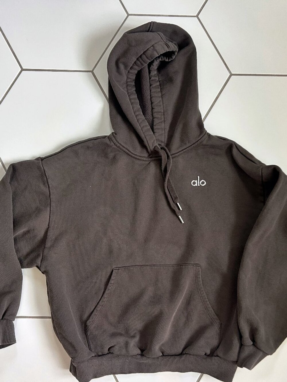 Alo Chocolate Brown Hoodie (Sz XS)